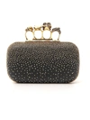 ALEXANDER MCQUEEN ALEXANDER MCQUEEN FOUR RING CLUTCH BAG