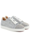 CHRISTIAN LOUBOUTIN VIEIRA SPIKES SUEDE trainers,P00481683