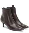 BRUNELLO CUCINELLI LEATHER ANKLE BOOTS,P00482829