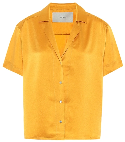 Asceno Prague Short-sleeved Organic-linen Shirt In Printed