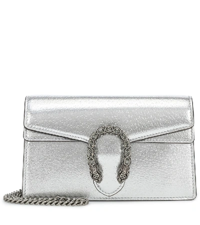 Gucci Dionysus Super Mini Crossbody Bag In Silver