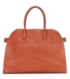 THE ROW MARGAUX 17 LEATHER TOTE,P00498446