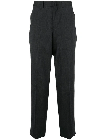 D'urban Straight-fit Trousers In Grey