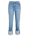 L Agence Camila Cropped High-rise Jeans In Denim