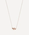 LIBERTY ROSE GOLD BLOSSOM PENDANT NECKLACE,000705559