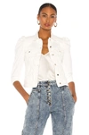 Retroféte Ada Puff-sleeve Denim Jacket