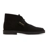 Palm Angels Black Clarks Originals Edition Logo Desert Boots