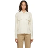 LEMAIRE OFF-WHITE ZIPPED SHIRT