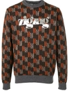 KOLOR MONOGRAM KNIT PRINTED JUMPER