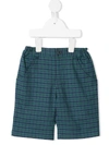 FAMILIAR CHECKED TROUSERS