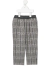 Familiar Checked Trouser In Grey