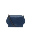 Smythson Pillow Crossbody Bag In Bluette