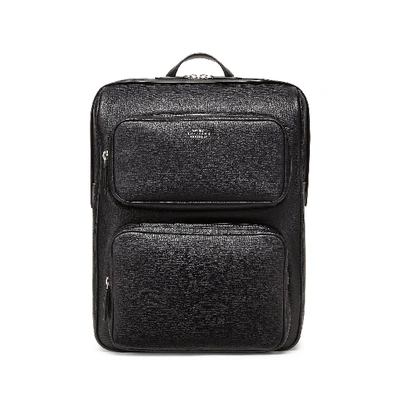 Smythson Full-grain Leather Backpack In Black