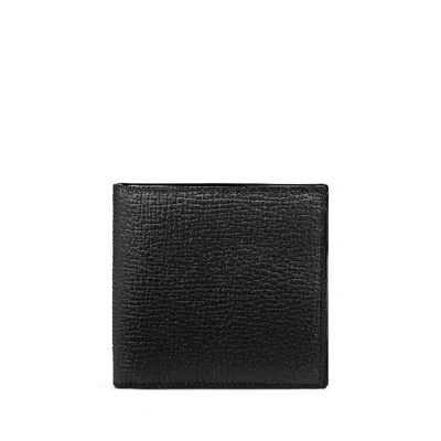 Smythson 8 Card Slot Wallet In Ludlow In Black