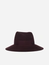 MAISON MICHEL VIRGINIE FELT FEDORA HAT