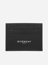 GIVENCHY LOGO LEATHER CARD HOLDER