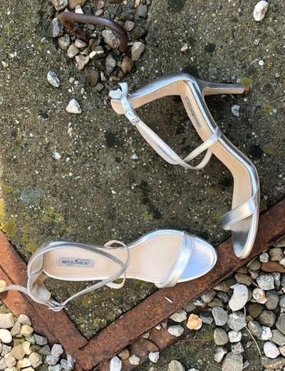 Smiling Shoes Sandals St333 - 38 In Silver