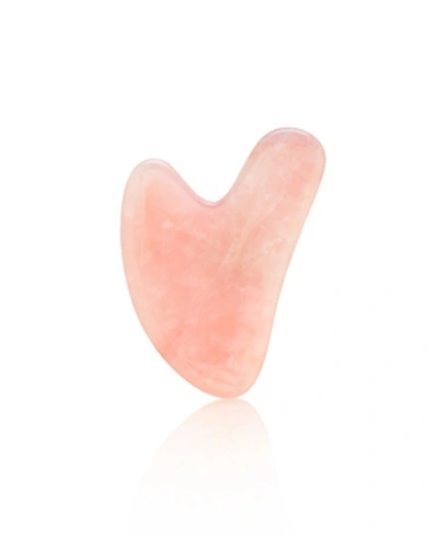 Solaris Laboratories Ny Gua Sha Brazilian Rose Quartz Facial Massage Tool In Light Pink