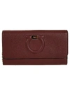 FERRAGAMO CHAIN STRAP EMBOSSED LOGO CLUTCH,11448299