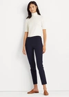 Lauren Ralph Lauren Stretch Twill Skinny Pant In Pink Quartz