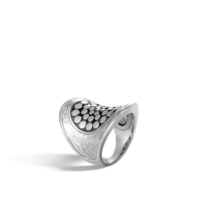 John Hardy Dot Saddle Ring In Sterling Silver