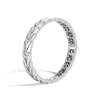 John Hardy Modern Chain 8mm Hinged Bangle In Sterling Silver