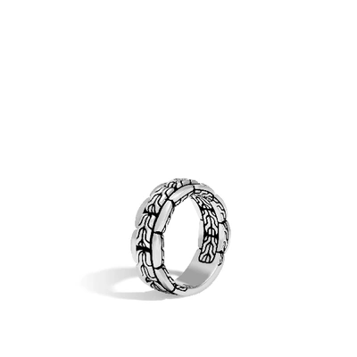 John Hardy Classic Chain 8mm Band Ring In Silver