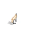 John Hardy Classic Chain Wave Ring In Multicolor