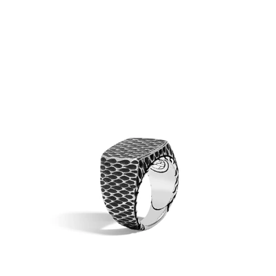 John Hardy Legends Naga Signet Ring In Sterling Silver