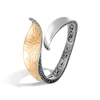 John Hardy Wave Hammered Hinged Bangle Bz90015 Bracelet In Multicolor