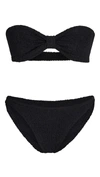 HUNZA G JEAN BIKINI SET BLACK,HUNZA30059