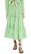 LISA MARIE FERNANDEZ Ruffle Peasant Skirt