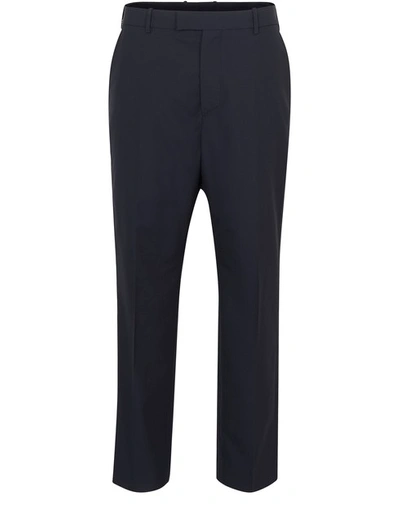 Oamc Idol Pants In Black Cotton In Dark Blue