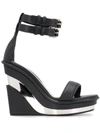 ALEXANDER MCQUEEN TROMPE L'OEIL SANDALS