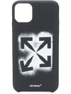 OFF-WHITE IPHONE 11 PRO MAX STENCIL ARROWS 手机壳