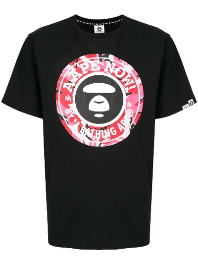 Aape By A Bathing Ape Aape Now 短袖t恤 In Black