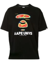 AAPE BY A BATHING APE LOGO-PRINT T-SHIRT