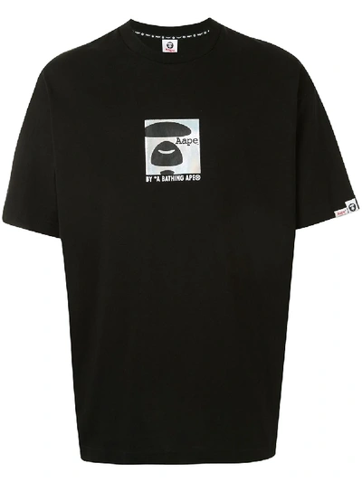 Aape By A Bathing Ape Logo-print T-shirt In Black