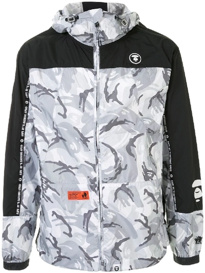 Aape By A Bathing Ape Camouflage-print Technical Jacket In Multicolour