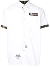 AAPE BY A BATHING APE CAMO-PATCH BUTTON DOWN SHIRT