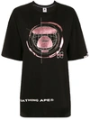 AAPE BY A BATHING APE SHORT SLEEVE PRINTED LOGO T-SHIRT