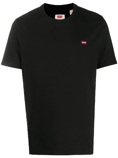 Levi's Embroidered Logo T-shirt In Black