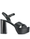 PRADA 115MM PLATFORM SANDALS