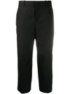 Givenchy Cropped Tailored Trousers In Black