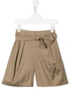 ANJA SCHWERBROCK PILI BELTED SHORTS