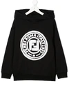 FENDI LOGO PRINT HOODIE