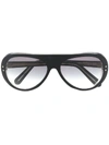 Cutler And Gross Oversize-frame Sunglasses In Black