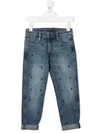 TOMMY HILFIGER JUNIOR EMBROIDERED LOGO STRAIGHT JEANS