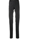 Pt01 Straight Leg Tailored Trousers In Blue