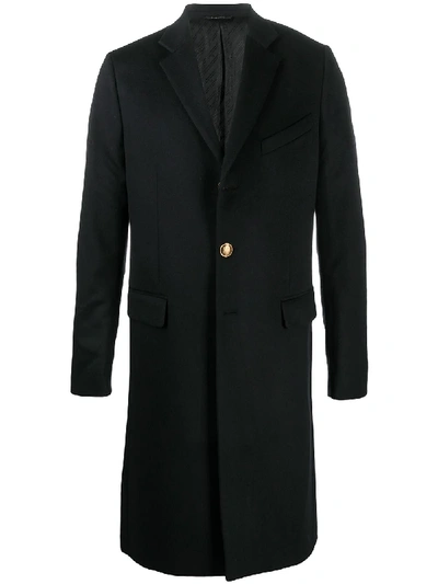 Givenchy Single-breasted Coat In Black